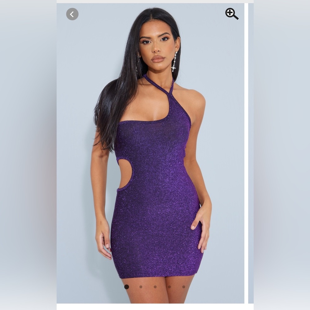 NWT Pretty little thing cut out mini dress. Size 8